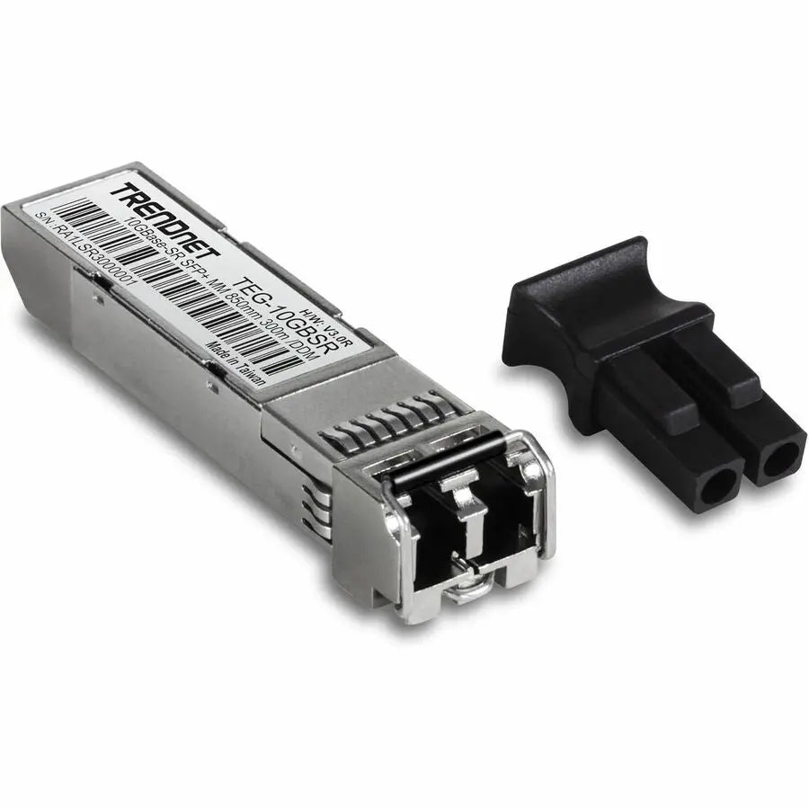 TRENDnet SFP to RJ45 10GBASE-SR SFP+ Multi Mode LC Module; TEG-10GBSR; Up to 550 m (1;804 Ft.); Hot Pluggable SFP+ Transceiver; 850nm Wavelength; Duplex LC Connector; DDM Support; Lifetime Protection ... - TEG-10GBSR - eCommerce Business Prime
