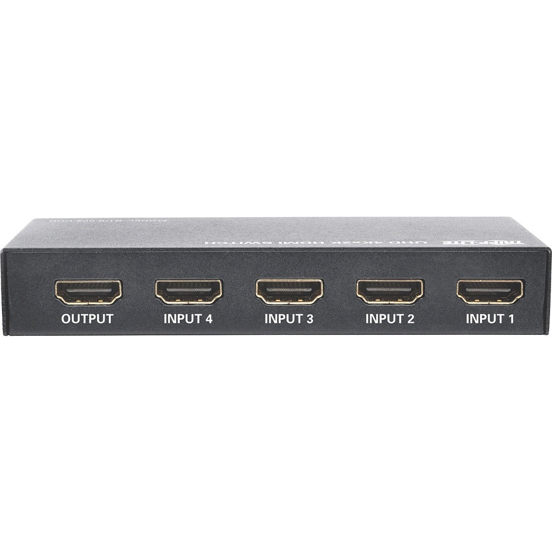 Tripp Lite 4-Port HDMI Switch for Video & Audio 4K x 2K UHD 60 Hz w Remote - 3840 × 2160 - 4K - 4 x 1 - Display, Blu-ray Disc Player, Computer, Gaming Console, Satellite Receiver, DVR - 1 x HDMI Out - B119-004-UHD