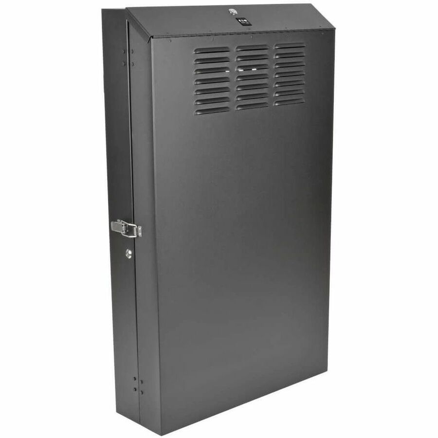 Tripp Lite 4U Wall Mount Rack Enclosure Server Cabinet Low Profile 36" Deep - For Patch Panel, Server - 4U Rack Height x 19" Rack Width - Wall Mountable - Black - Steel - 150 lb Maximum Weight Capacit - SRWF4U36