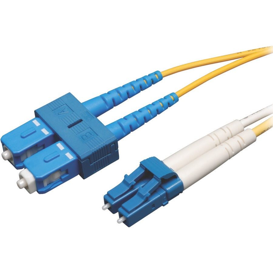 Tripp Lite 20M Duplex Singlemode 9/125 Fiber Optic Patch Cable LC/SC 65' 65ft 20 Meter - 65.60 ft Fiber Optic Network Cable for Network Device, Patch Panel, Switch - First End: 2 x LC Network - Male -... - N366-20M