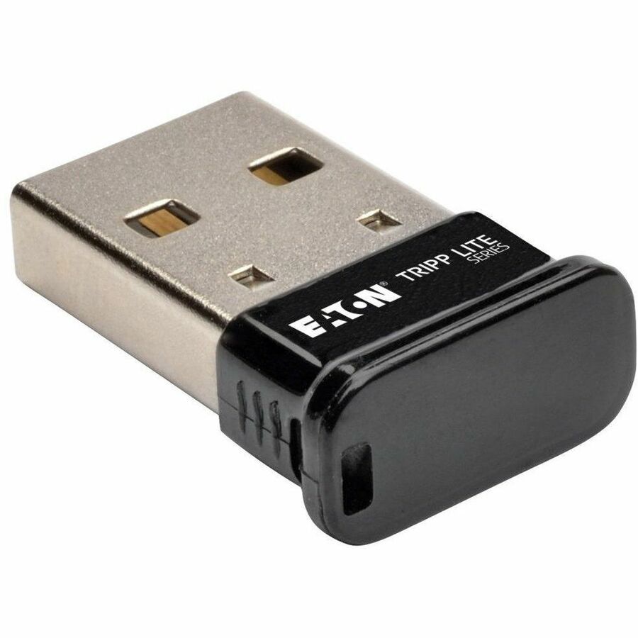 Tripp Lite Mini Bluetooth USB Adapter 4.0 Class 1 164ft Range 7 Devices - USB - 3 Mbit/s - 2.40 GHz ISM - 164 ft Indoor Range - External - U261-001-BT4