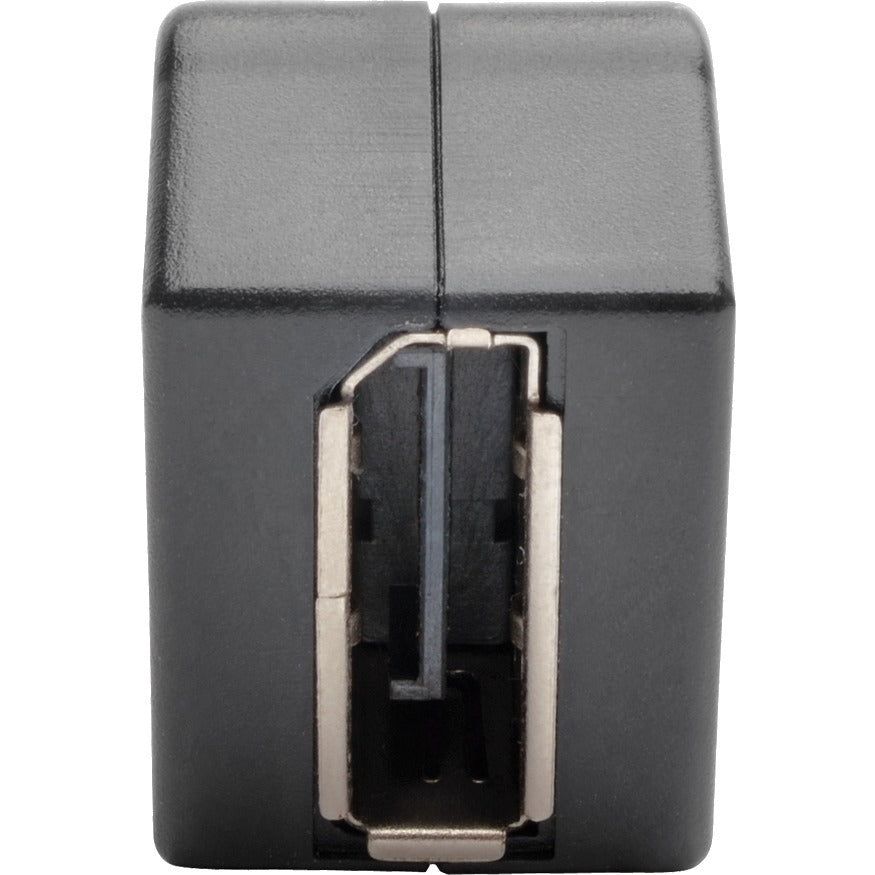 Tripp Lite Mini DisplayPort to DisplayPort Keystone Panel Mount Coupler Angled FF - 1 x Mini DisplayPort Female Digital Audio/Video - 1 x DisplayPort Female Digital Audio/Video - P169-000-KPA-BK