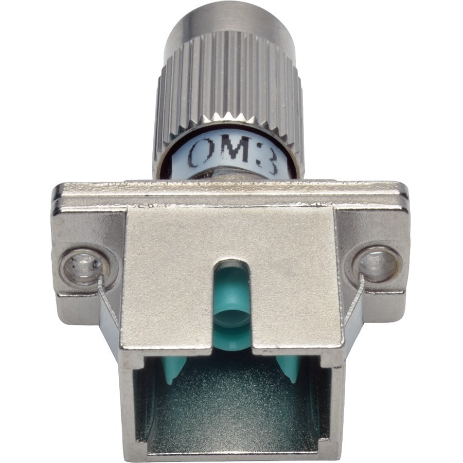 Tripp Lite Optical Fiber Cable Tester Adapter FC/SC 50/125 OM3 10 Gb M/F - 1 x FC Male Network - 1 x SC Female Network - Silver - T020-001-SC10G