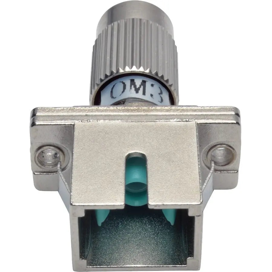 Tripp Lite Optical Fiber Cable Tester Adapter FC/SC 50/125 OM3 10 Gb M/F - 1 x FC Male Network - 1 x SC Female Network - Silver - T020-001-SC10G - eCommerce Business Prime