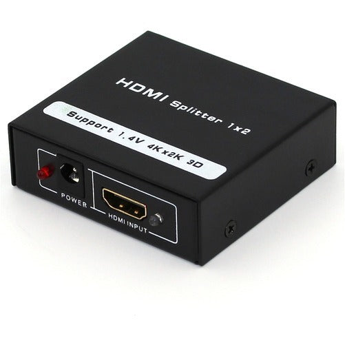 4XEM 2 Port HDMI 4K Splitter - 3840 × 2160 - 340 MHzMaximum Video Bandwidth - 82.02 ft Maximum Operating Distance - 1 x HDMI In - 2 x HDMI Out - 4XHDMI24K2K