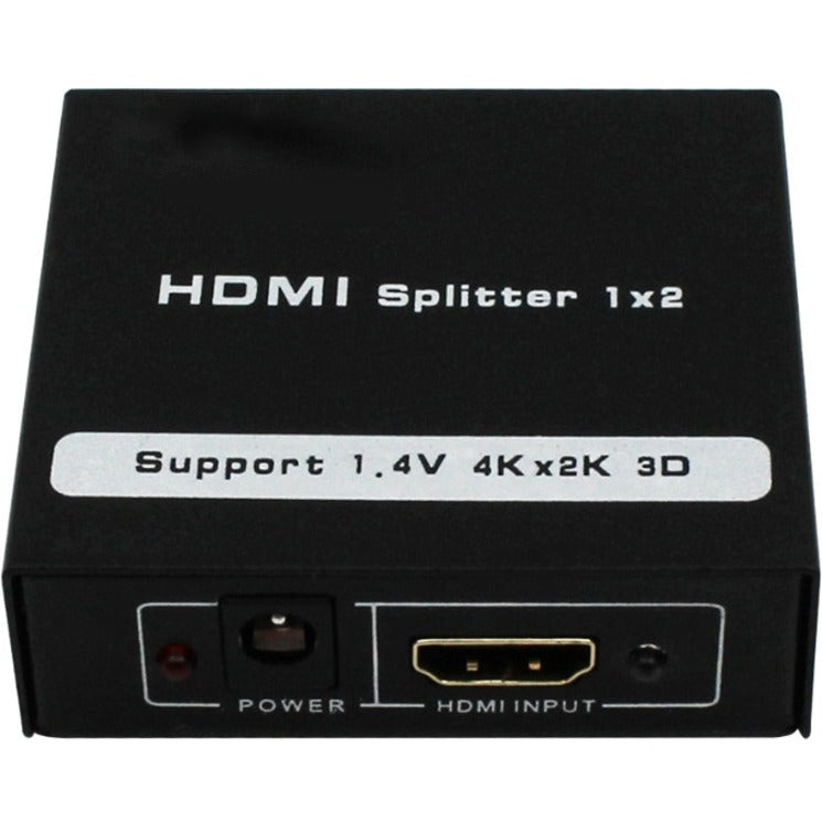 4XEM 2 Port HDMI 4K Splitter - 3840 × 2160 - 340 MHzMaximum Video Bandwidth - 82.02 ft Maximum Operating Distance - 1 x HDMI In - 2 x HDMI Out - 4XHDMI24K2K