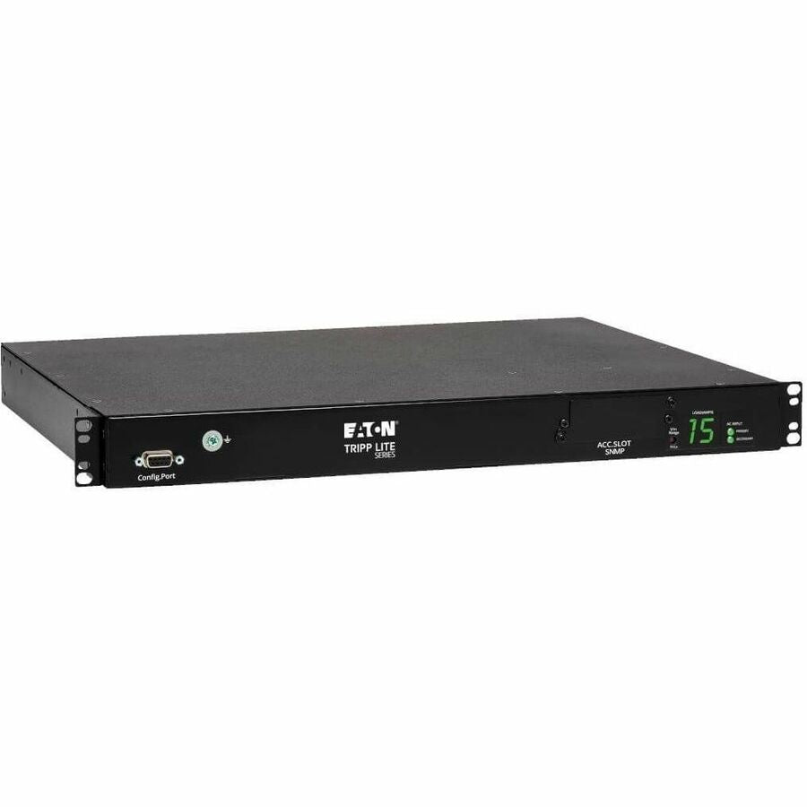 Tripp Lite PDU Metered ATS 2/2.4KW 200/240V 10 C13 2 C14 3.6M Cords 1URM - IEC 60320 C14 - 10 x IEC 60320 C13 - 200 V AC, 208 V AC, 220 V AC, 230 V AC, 240 V AC - 2.40 kVA - 1U/2U - Horizontal Rackmou... - PDUMH15HVAT
