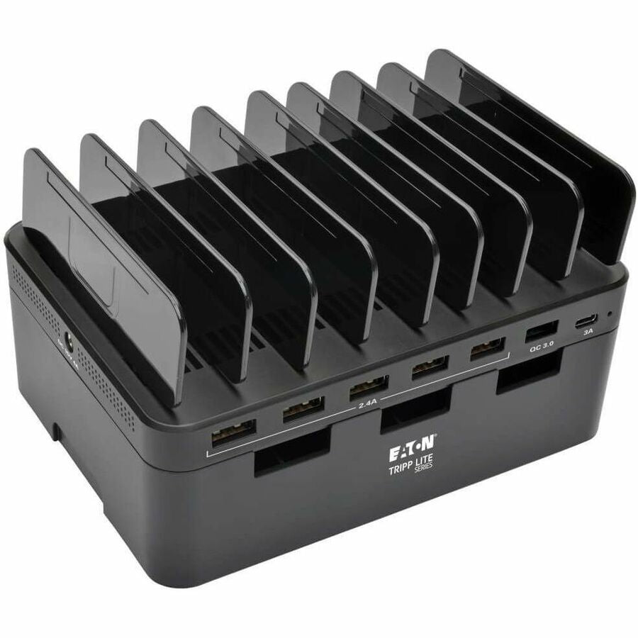 Tripp Lite 7-Port USB Charging Station Hub Quick Charge 3.0, USB-C, Storage - 60 W Output Power - 120 V AC, 230 V AC Input Voltage - 5 V DC Output Voltage - 3 A Output Current - U280-007-CQC-ST