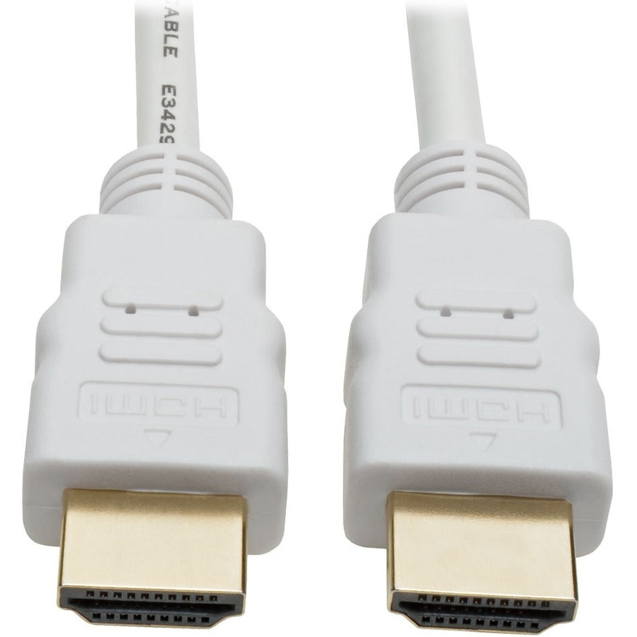 Tripp Lite High Speed HDMI 4K Cable Ultra HD Digital Video M/M White 16ft - HDMI for Audio/Video Device, Blu-ray Player, Gaming Console, Camera, A/V Receiver, Monitor, Projector, TV, iPad - 2.25 GB/s ... - P568-016-WH
