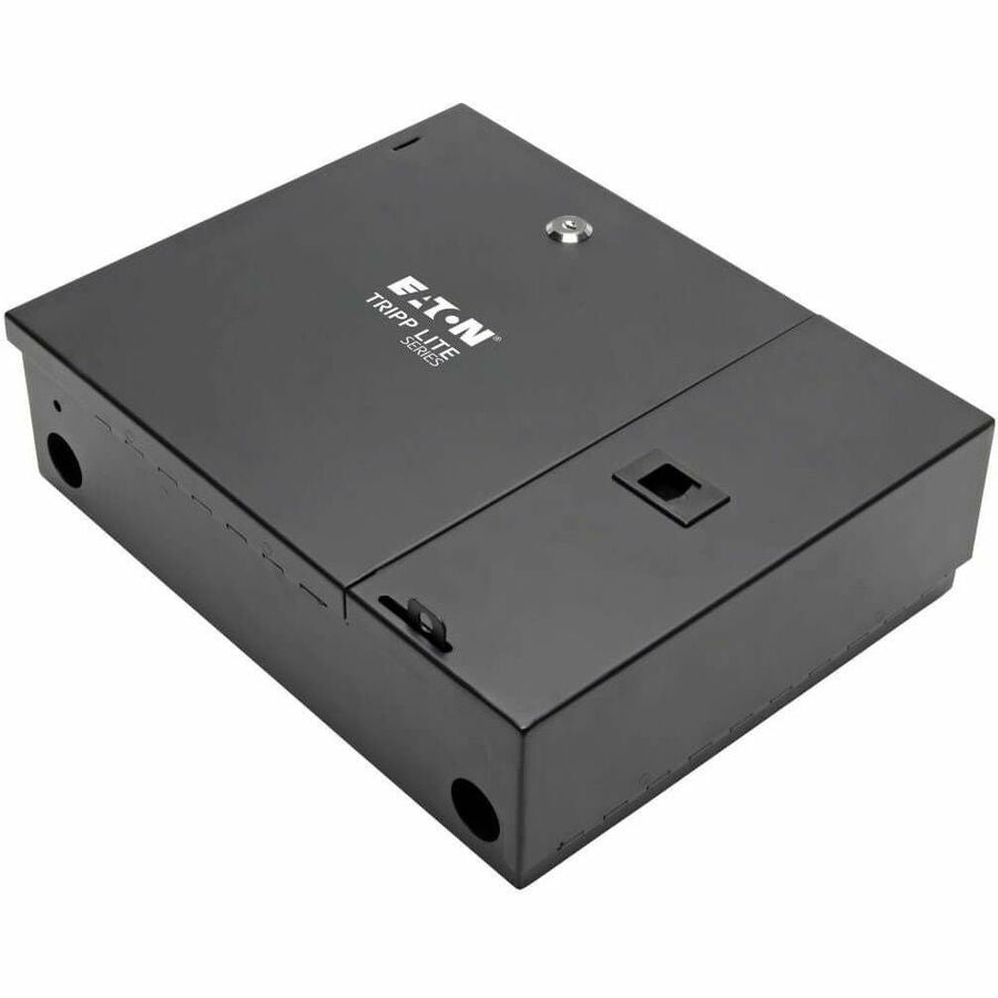 Tripp Lite Fiber Optic Wallmount Distribution Enclosure, 4-Panel Capacity - Wall Mountable for Patch Panel - Black - Cold-rolled Steel (CRS) - N492-WM4-BK