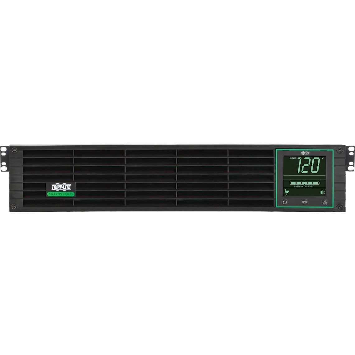 Tripp Lite 2200VA 1920W UPS Smart Lithium Ion LiFePO4 LCD USB DB9 2URM - 2200 VA/1920 W - 110 V AC, 115 V AC, 120 V AC - 5.10 Minute - 2U Rack-mountable - 5.10 Minute - 4 x NEMA 5-15/20R, 4 x NEMA 5-2... - SMART2200RM2UL