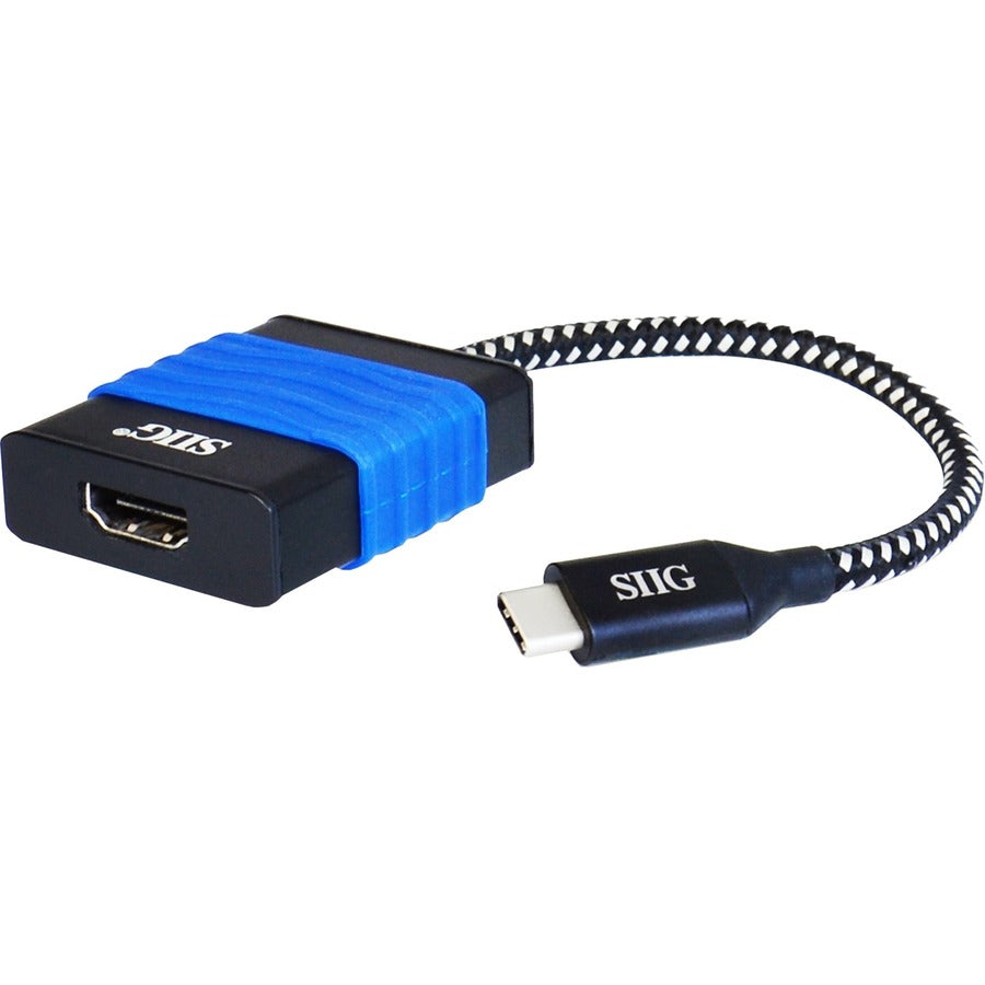 SIIG USB Type-C to HDMI Cable Adapter - 4Kx2K - USB Type C - 1 x HDMI, HDMI - CB-TC0014-S2