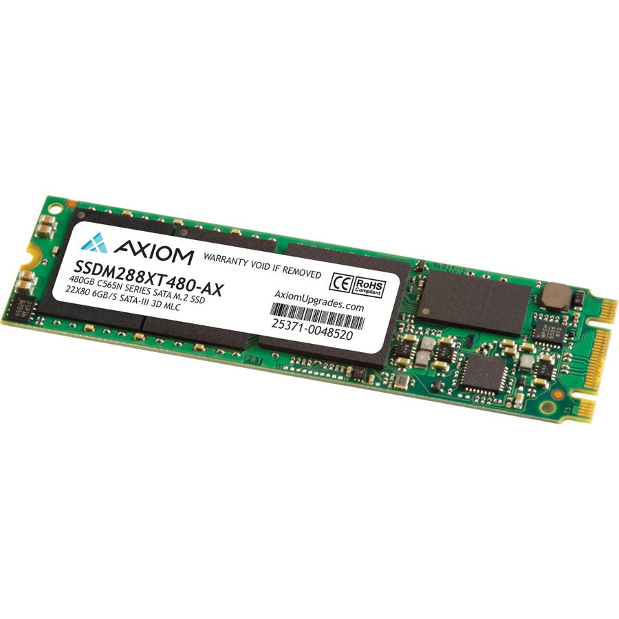 Axiom 480GB C565n Series SATA M.2 22x80 SSD 6Gb/s SATA-III - 565 MB/s Maximum Read Transfer Rate - 3 Year Warranty - SSDM288XT480-AX