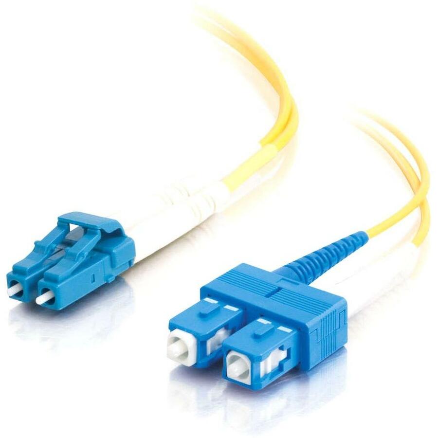 C2G 10m LC-SC 9/125 Duplex Single Mode OS2 Fiber Cable - Yellow - 33ft - 10m LC-SC 9/125 Duplex Single Mode OS2 Fiber Cable - Yellow - 33ft - 28523