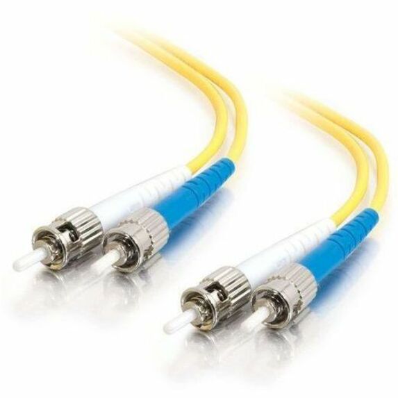 C2G-5m ST-ST 9/125 OS1 Duplex Singlemode PVC Fiber Optic Cable - Yellow - 5m ST-ST 9/125 Duplex Single Mode OS2 Fiber Cable - Yellow - 16ft - 25933