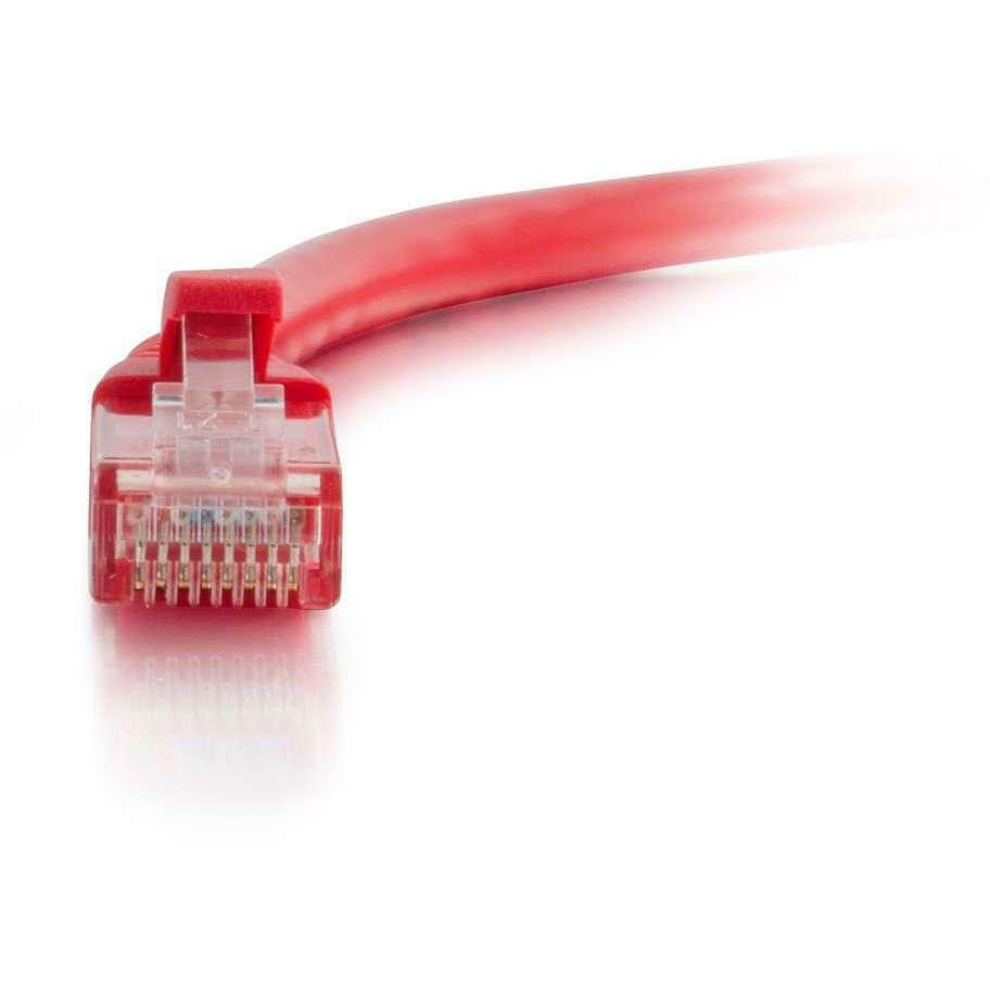 C2G-50ft Cat5e Snagless Unshielded (UTP) Network Patch Cable - Red - Category 5e for Network Device - RJ-45 Male - RJ-45 Male - 50ft - Red - 20088