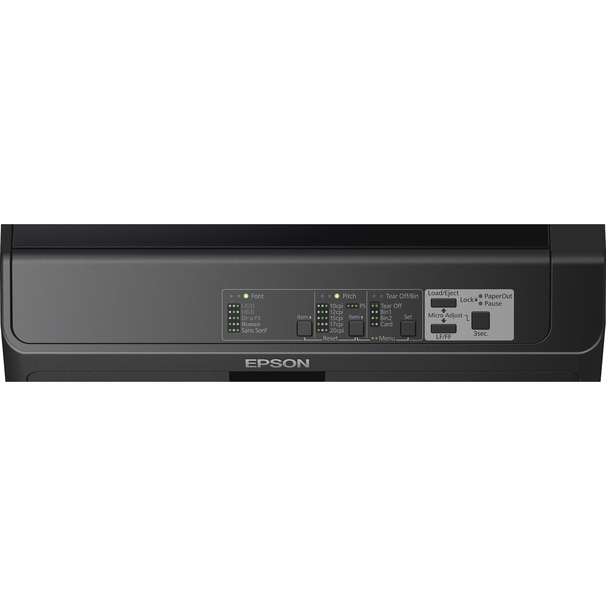 Epson FX-890II 9-pin Dot Matrix Printer - Monochrome - Energy Star - 738 cps Mono - USB - Parallel - C11CF37201