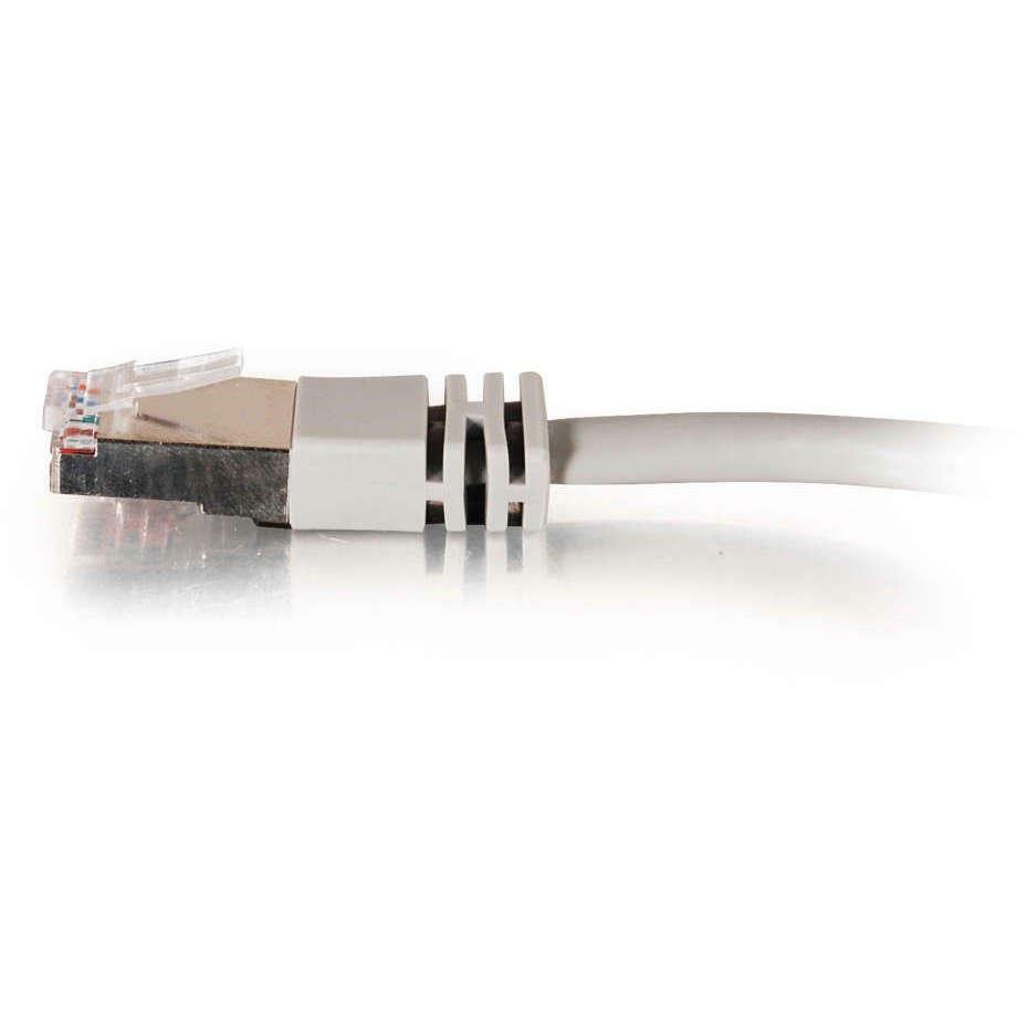 C2G-50ft Cat5e Molded Shielded (STP) Network Patch Cable - Gray - Category 5e for Network Device - RJ-45 Male - RJ-45 Male - Shielded - 50ft - Gray - 27270