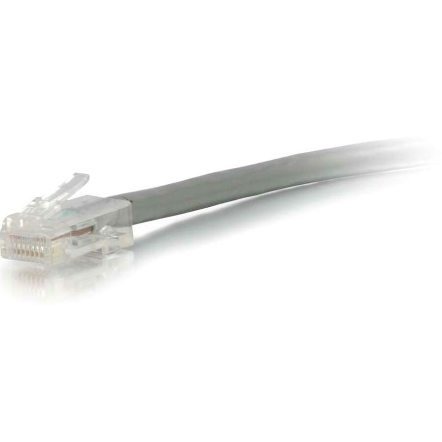 C2G-1ft Cat5e Non-Booted Unshielded (UTP) Network Patch Cable - Gray - Category 5e for Network Device - RJ-45 Male - RJ-45 Male - 1ft - Gray - 24959