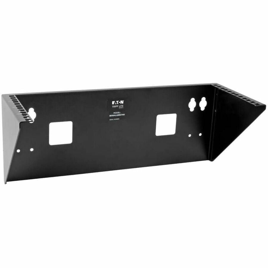 Tripp Lite Wallmount Rack 4U Vertical Rack Bracket 175lb Capacity - Black - SRWALLBRKT4U