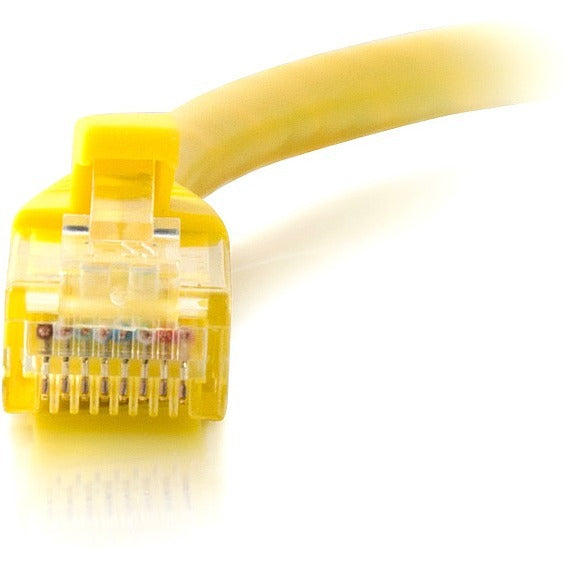 C2G 1ft Cat6 Ethernet Cable - Snagless Unshielded (UTP) - Yellow - Category 6 for Network Device - RJ-45 Male - RJ-45 Male - 1ft - Yellow - 27190