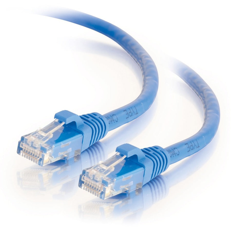 C2G 3ft Cat6 Ethernet Cable - Snagless Unshielded (UTP) - Blue - Category 6 for Network Device - RJ-45 Male - RJ-45 Male - 3ft - Blue - 27141