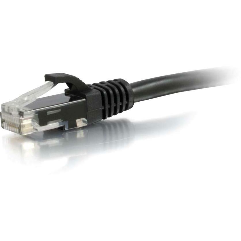 C2G 10ft Cat6 Ethernet Cable - Snagless Unshielded (UTP) - Black - RJ-45 Male - RJ-45 Male - 10ft - Black - 27153