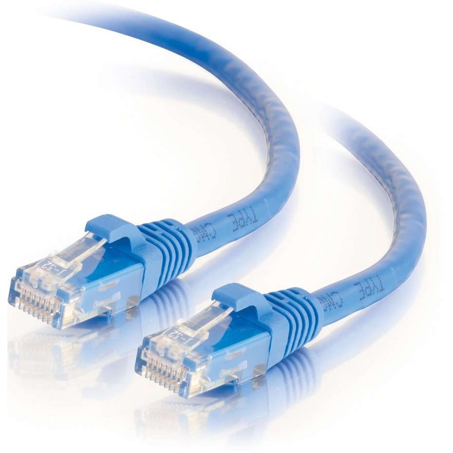 C2G-125ft Cat6 Snagless Unshielded (UTP) Network Patch Cable - Blue - Category 6 for Network Device - RJ-45 Male - RJ-45 Male - 125ft - Blue - 27148