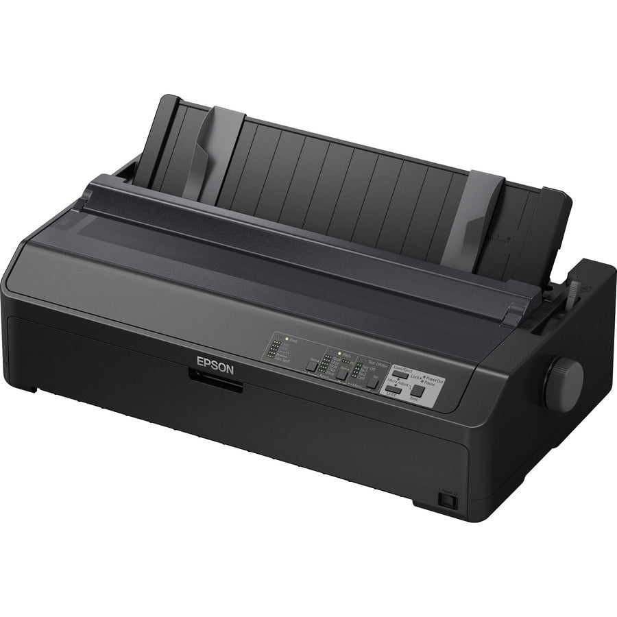 Epson FX-2190II 9-pin Dot Matrix Printer - Energy Star - 738 cps Mono - USB - Parallel - C11CF38201
