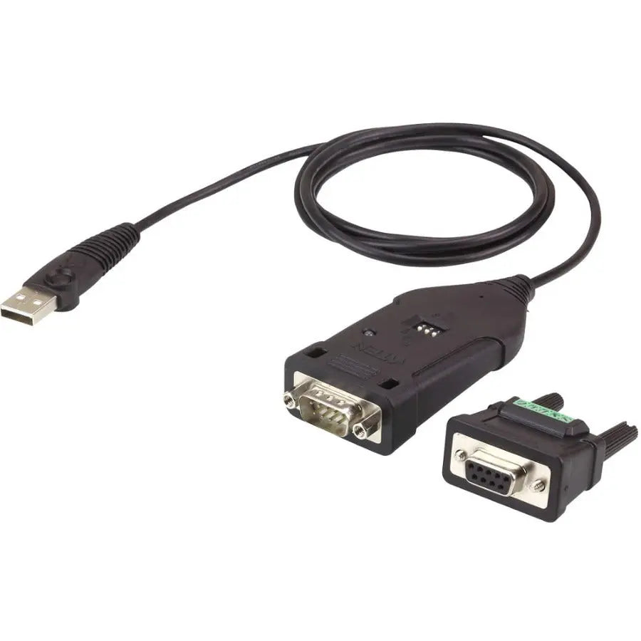 ATEN USB to RS-422/485 Adapter - 3.94 ft Serial/USB Data Transfer Cable for Notebook, Camera, Alarm - First End: 1 x USB 2.0 Type A - Male - Second End: 1 x 9-pin DB-9 RS-422/485 Serial - Male - 921.6 - UC485 - eCommerce Business Prime