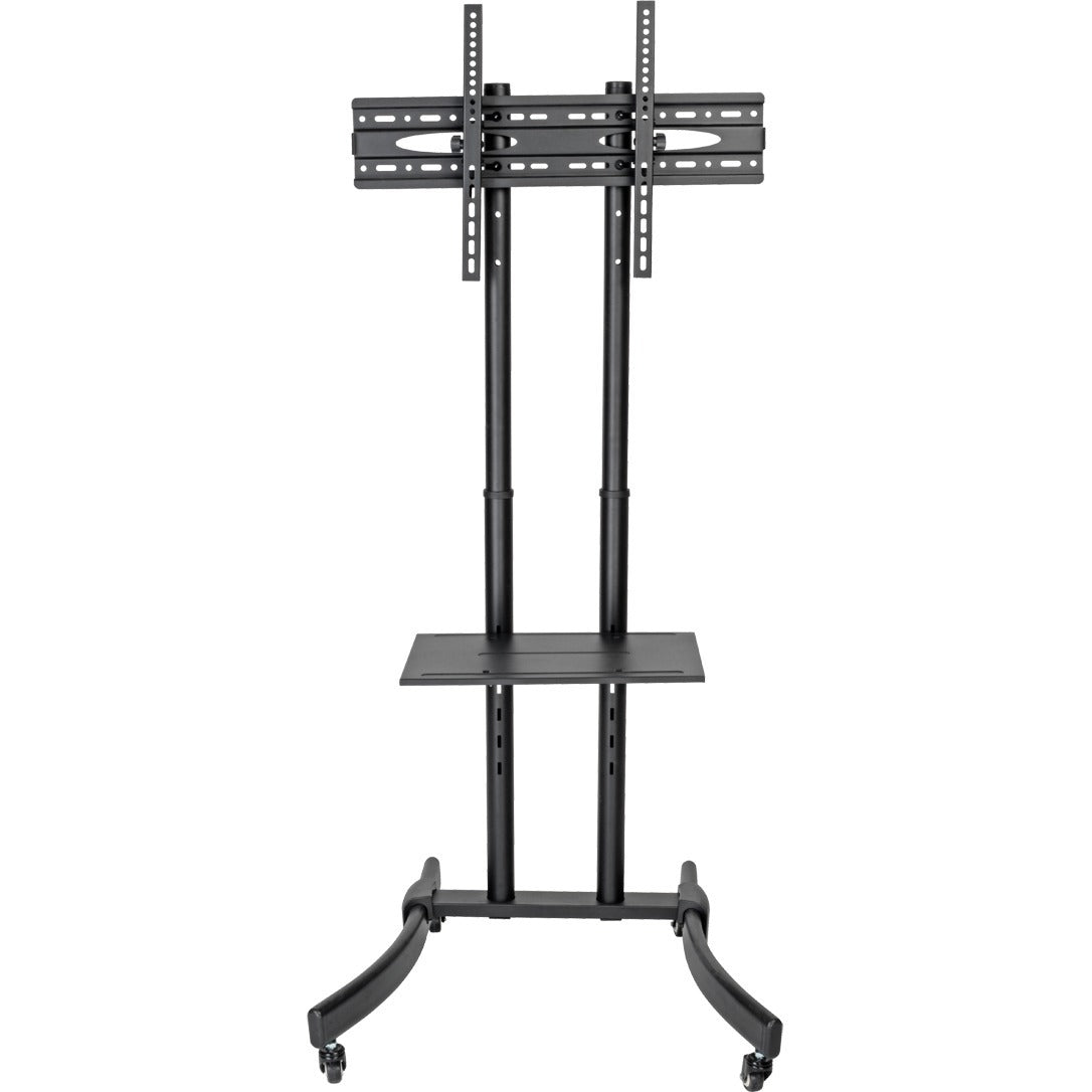 Tripp Lite TV Mobile Flat-Panel Floor Stand Cart Height Adjustable LCD- 37" to 70" TVs and Monitors - Up to 70" Screen Support - 88 lb Load Capacity - 1 x Shelf(ves) - 67.5" Height x 27.6" Width x 27. - DMCS3770L