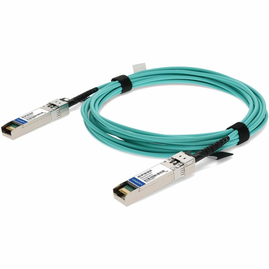 AddOn Dell AOC-SFP-10G-1M Compatible TAA Compliant 10GBase-AOC SFP+ to SFP+ Active Optical Cable (850nm, MMF, 1m) - 100% application tested and guaranteed to work - AOC-SFP-10G-1M-AO