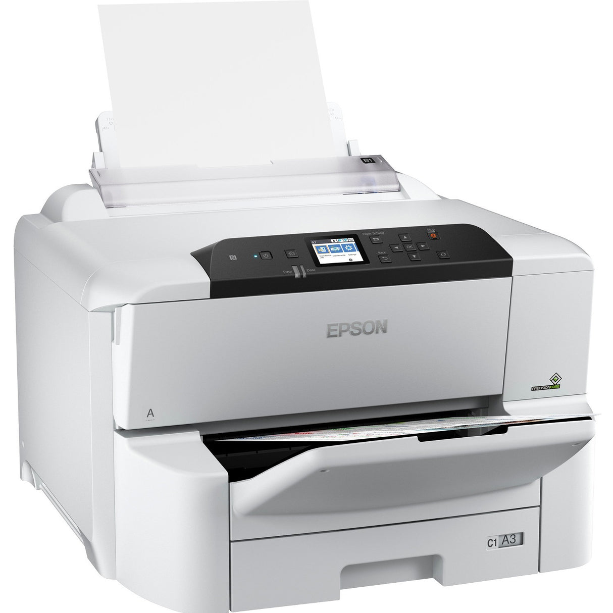 Epson WorkForce Pro WF-C8190 Desktop Inkjet Printer - Color - 35 ppm Mono / 35 ppm Color - 4800 x 1200 dpi Print - Automatic Duplex Print - 330 Sheets Input - Ethernet - Wireless LAN - 75000 Pages Dut... - C11CG70201