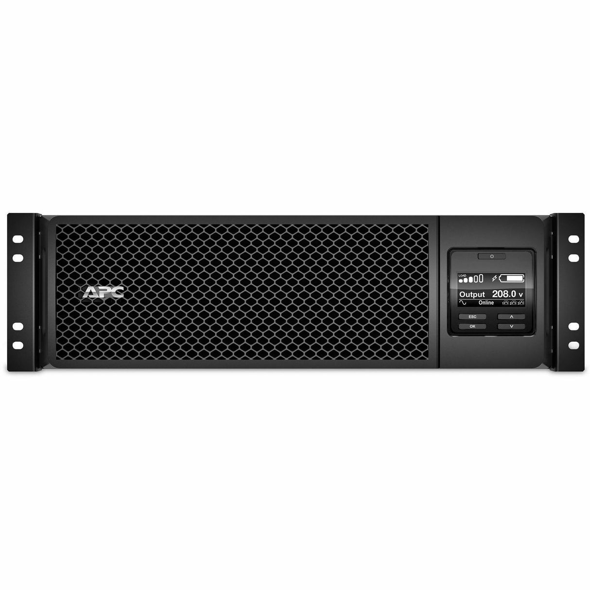 APC by Schneider Electric Smart-UPS SRT 5000VA RM 208V - 3U Rack-mountable - 1.50 Hour Recharge - 4.40 Minute Stand-by - 230 V AC Input - 208 V AC Output - 2 x NEMA L6-20R, 2 x NEMA L6-30R - TAA Compl... - SRT5KRMXLTUS