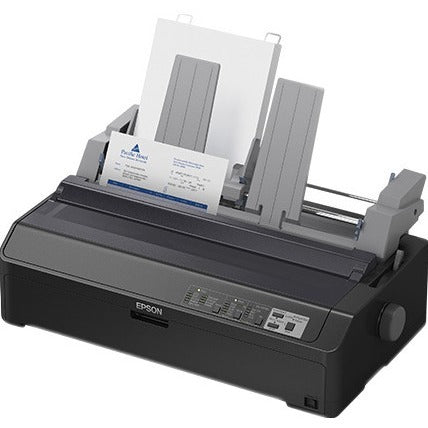 Epson LQ-2090II NT 24-pin Dot Matrix Printer - Monochrome - Energy Star - 550 cps Mono - USB - Parallel - Ethernet - C11CF40202