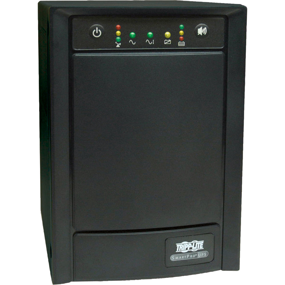 Tripp Lite UPS Smart 750VA 500W Tower AVR 100/110/120V Pure Sign Wave USB DB9 SNMP RJ45 - 750VA/500W - 5 Minute Full Load - 4 x NEMA 5-15R - Battery/Surge-protected, 4 x NEMA 5-15R - Surge-protected - SMART750SLT