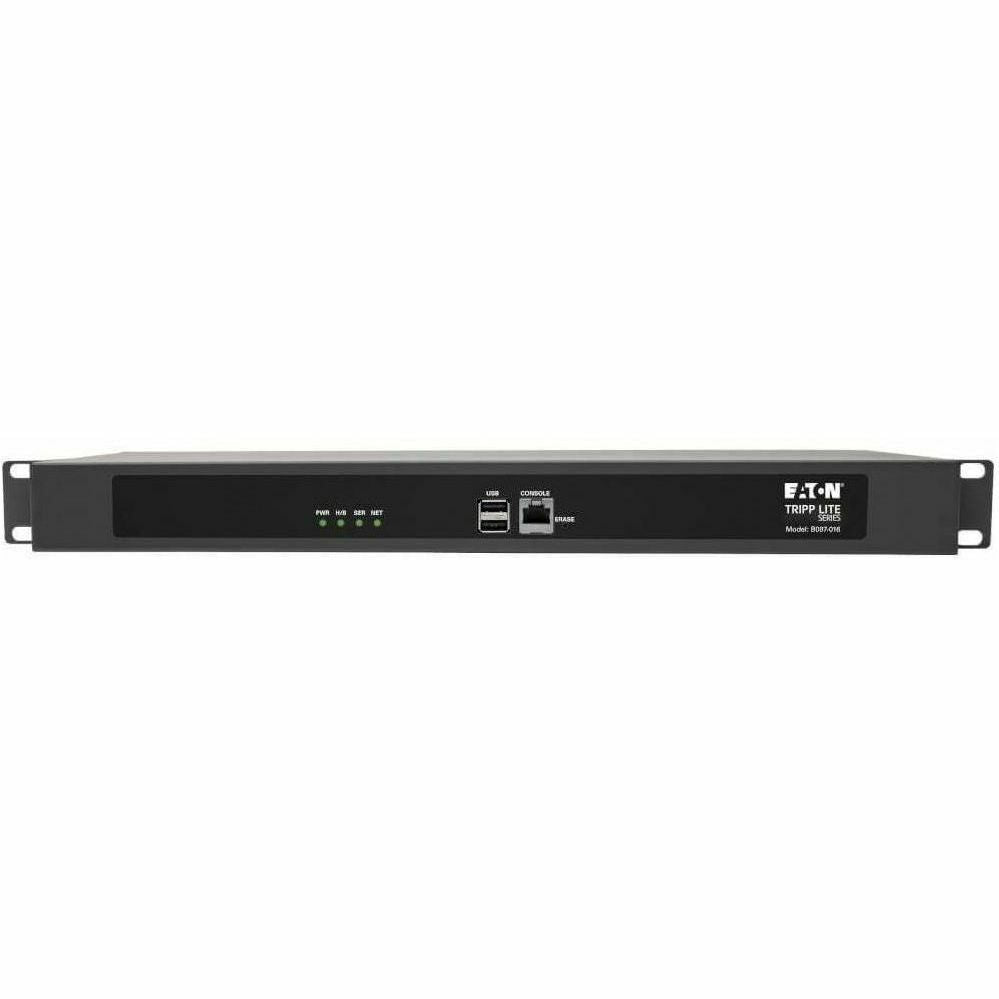 Tripp Lite Serial Console Server 16-Port 2 USB Ports Dual GbE 4 Gb Flash 1U - Twisted Pair - 2 x Network (RJ-45) - 2 x USB - 16 x Serial Port - 10/100/1000Base-T - Gigabit Ethernet - Desktop, Rack-mou... - B097-016