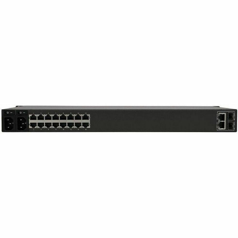 Tripp Lite Serial Console Server 16-Port 2 USB Ports Dual GbE 16Gb Flash 1U - Twisted Pair - 2 x Network (RJ-45) - 2 x USB - 16 x Serial Port - 10/100/1000Base-T - Gigabit Ethernet - Wireless LAN - De... - B098-016