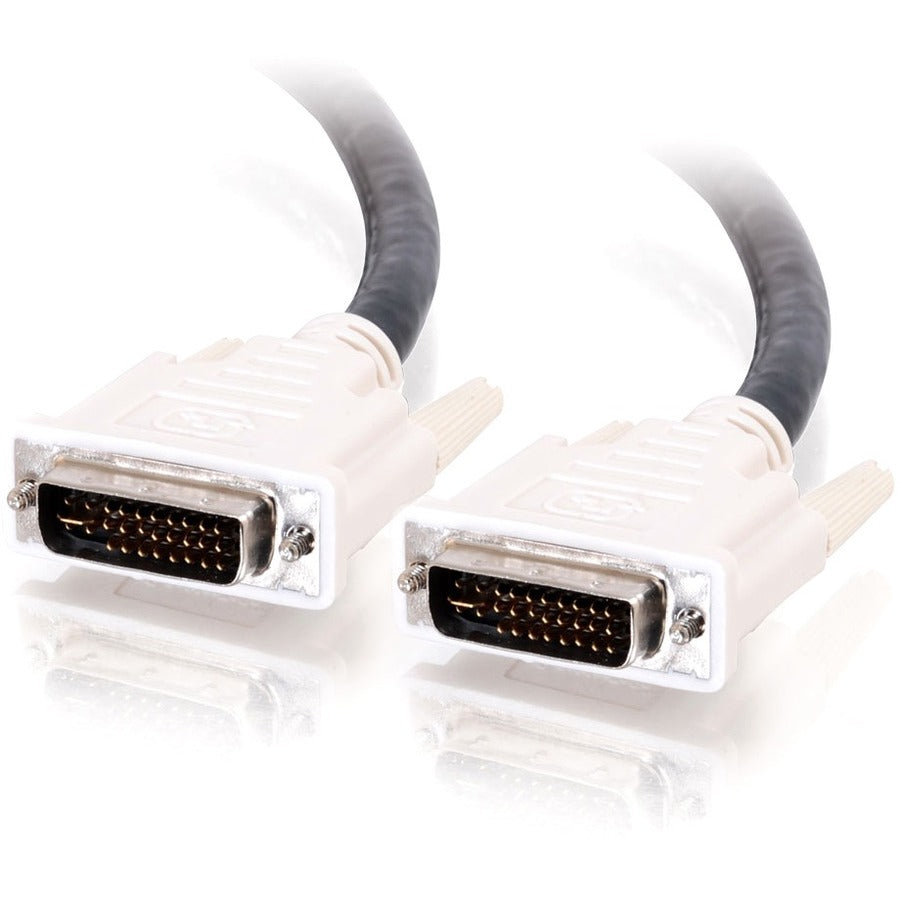 C2G 3m DVI-I M/M Dual Link Digital/Analog Video Cable (9.8ft) - DVI-I Male - DVI-I Male - 9.84ft - Black - 26949