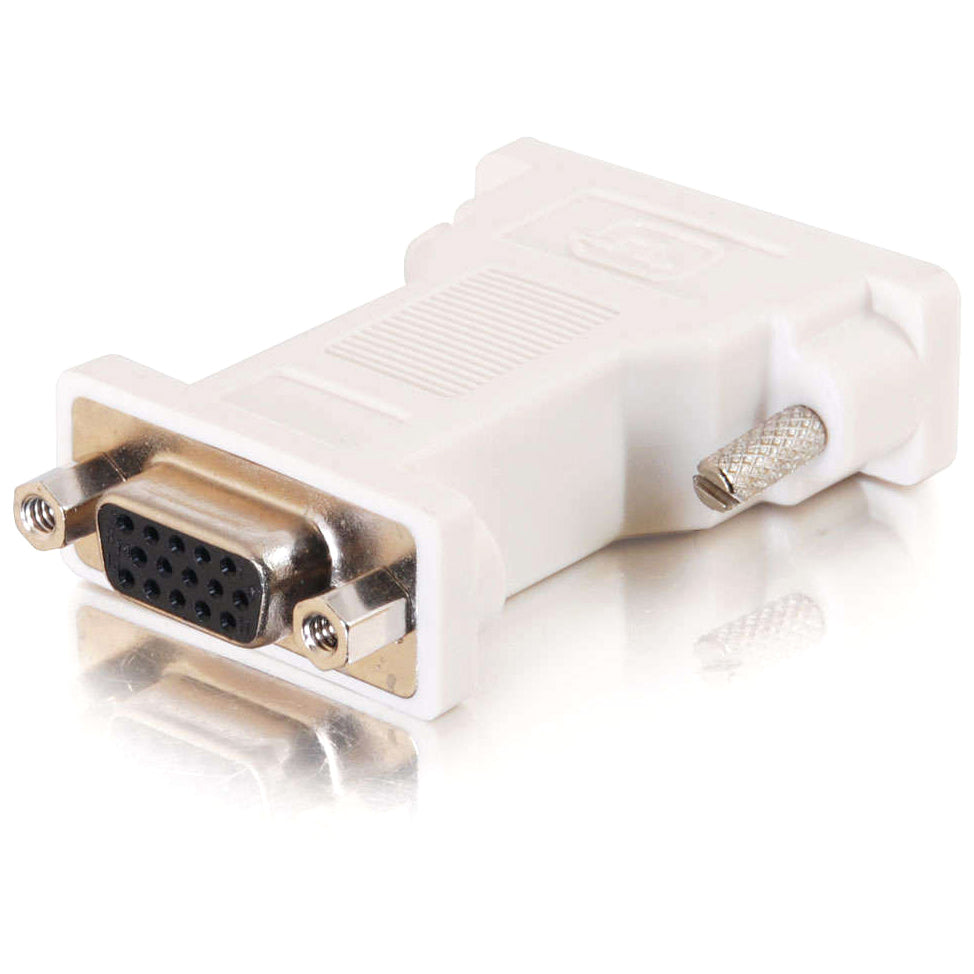 C2G DVI to VGA Video Adapter - DVI Adapter - DVI to HD15 - M/F - 1 x DVI-A Male Video - 1 x HD-15 Female VGA - 26956
