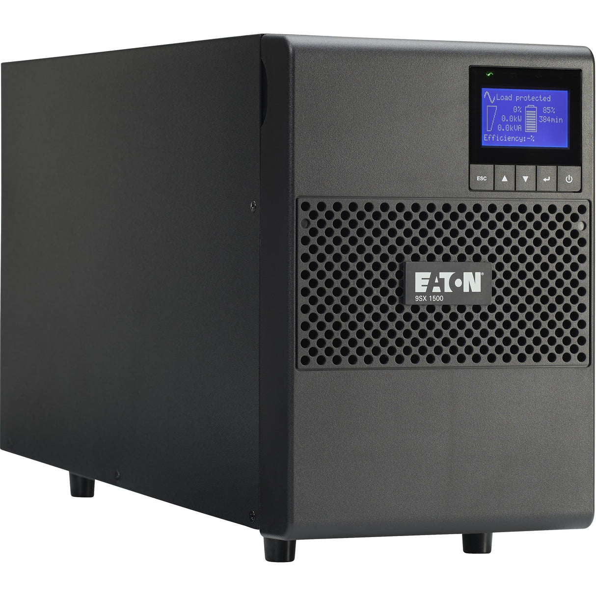 Eaton 9SX UPS Online 1500VA 1350 Watt 120V Extended Runtime Tower UPS LCD USB - Tower - 5.90 Minute Stand-by - 120 V AC Input - 100 V AC, 110 V AC, 120 V AC, 125 V AC Output - 6 x NEMA 5-15R - 9SX1500