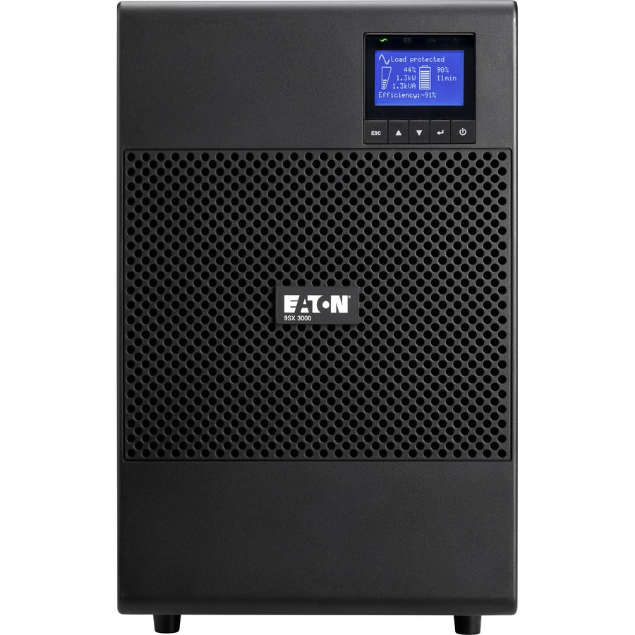 Eaton 9SX UPS 3000VA 2700 Watt 208V Network Card Optional Tower UPS Extended Runtime - Tower - 5.80 Minute Stand-by - 230 V AC Input - 200 V AC, 208 V AC, 220 V AC, 230 V AC, 240 V AC Output - 1 x NEM... - 9SX3000GL
