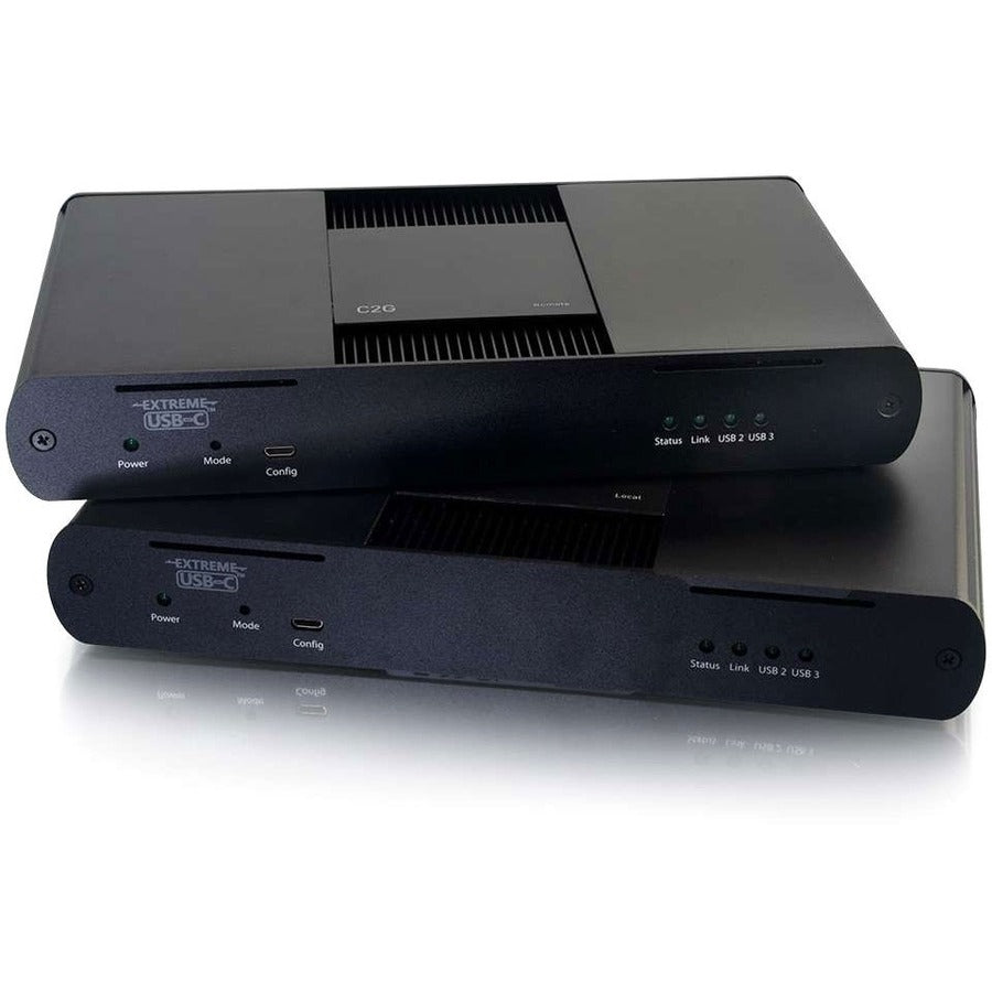 C2G 4-Port USB 3.1 Over Cat6a Extender - 1 x Network (RJ-45) - 4 x USB - 328 ft Extended Range - PVC - 29523