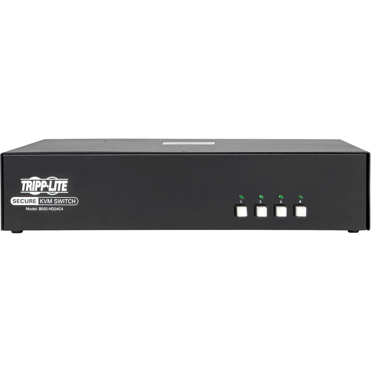 Tripp Lite Secure KVM Switch 4-Port Dual Monitor HDMI / DP NIAP PP3.0 w/CAC - 4 Computer(s) - 1 Local User(s) - 3840 x 2160 - 11 x USB - 2 x HDMI - 8 x DisplayPort - TAA Compliant - B002-HD2AC4