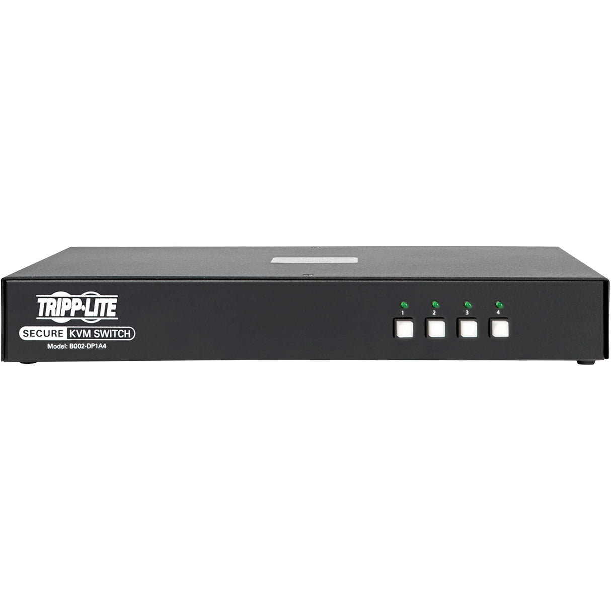 Tripp Lite Secure KVM Switch 4-Port DisplayPort +Audio NIAP PP3.0 Certified - 4 Computer(s) - 1 Local User(s) - 3840 x 2160 - 6 x USB - 2 - 5 x DisplayPort - TAA Compliant - B002-DP1A4