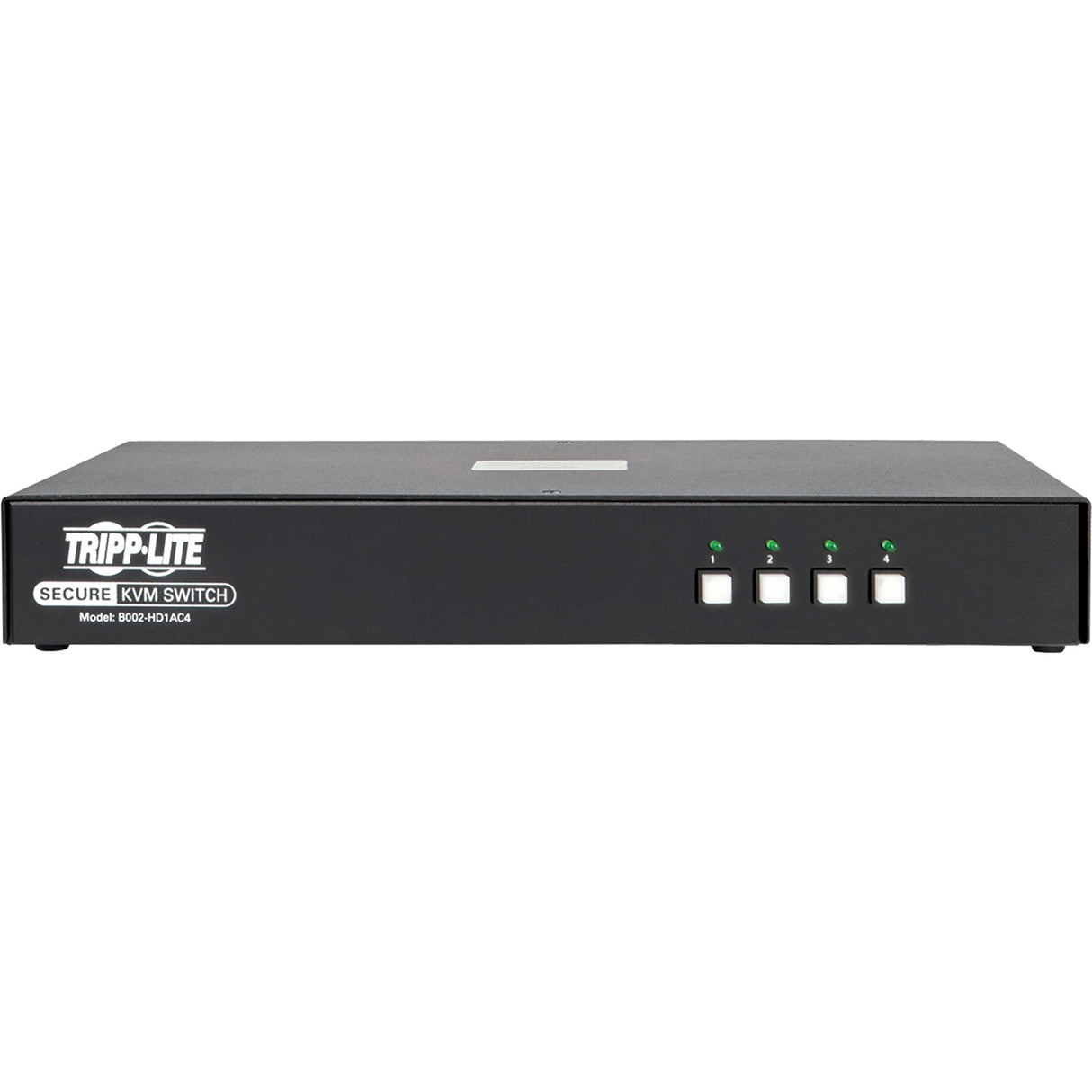 Tripp Lite Secure KVM Switch 4-Port HDMI / DP NIAP PP3.0 Certified w/ CAC - 4 Computer(s) - 1 Local User(s) - 3840 x 2160 - 11 x USB - 1 x HDMI - 4 x DisplayPort - TAA Compliant - B002-HD1AC4