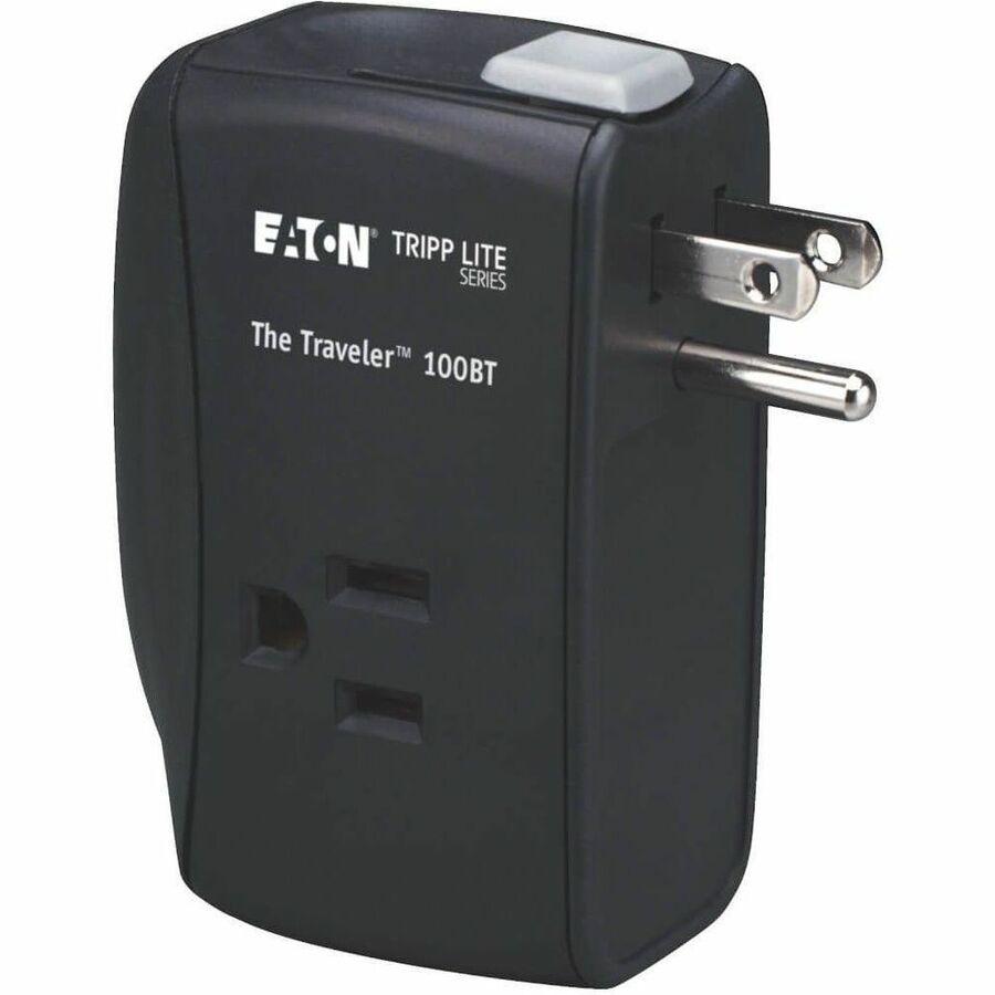 Tripp Lite Notebook Surge Protector Wallmount Direct Plug In 2 Outlet RJ45 - Receptacles: 2 x NEMA 5-15R - 1050J - TRAVELER100BT