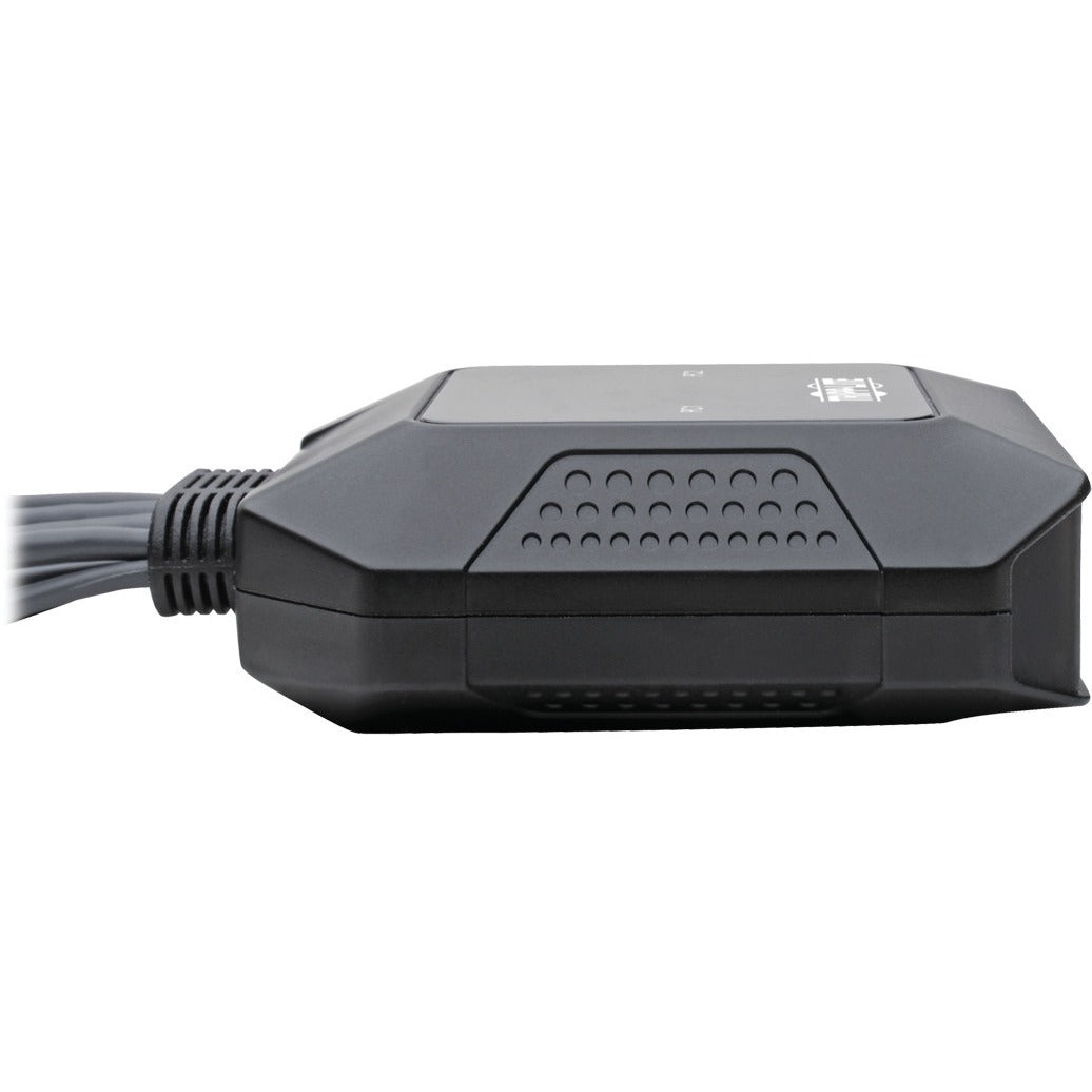 Tripp Lite 2-Port USB DisplayPort Cable KVM Switch w A/V Peripheral Sharing - 2 Computer(s) - 1 Local User(s) - 0 Remote User(s) - 4096 x 2160 - 0 - 2 x USB - Desktop - 1 x DisplayPort - B032-DPUA2