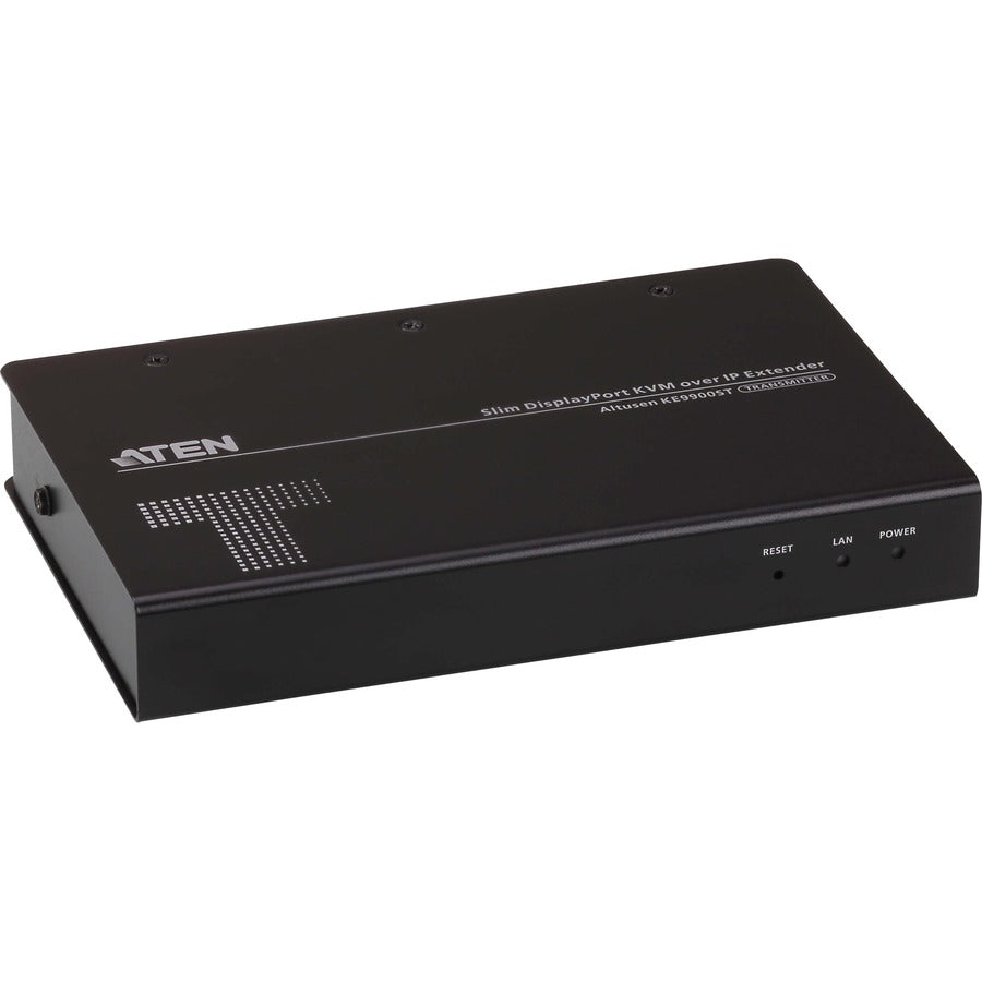 ATEN Slim DisplayPort Single Display KVM over IP Transmitter - 1 Computer(s) - 1920 x 1200 Maximum Video Resolution - 1 x Network (RJ-45) - 1 x USB - DisplayPort - KE9900ST
