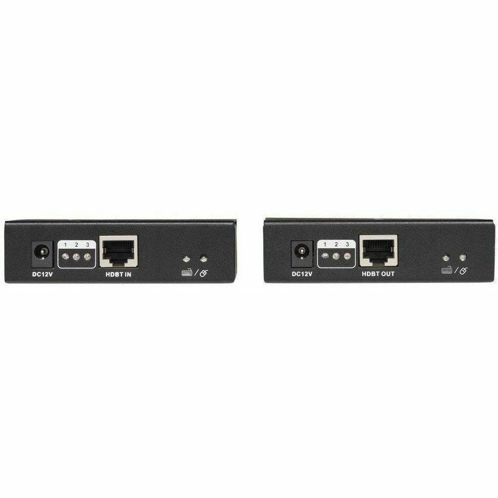 Tripp Lite HDMI HDBaseT KVM Console Extender Over Cat6 2 USB IR 4K @ 30Hz - 1 Computer(s) - 1 Local User(s) - 230 ft Range - 4K - 3840 x 2160 Maximum Video Resolution - 2 x Network (RJ-45) - 3 x USB -... - B013-HU-4K